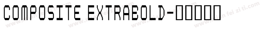 Composite ExtraBold字体转换